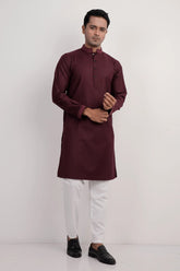 Men Premium Panjabi (Dk. Maroon)